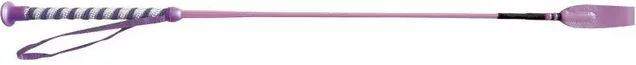 Produktbild von Whip & Go Diamond Peitsche aus Nylon 65 cm Rosa Lila