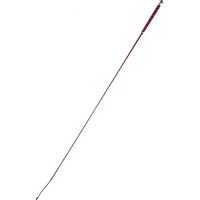 Produktbild von Whip & Go Dressurgerte Points aus Glasfaser in Silber und Rot 110 cm