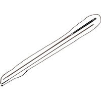 Produktbild von Whip & Go Longierpeitsche Tourillon aus Kunststoff in Braun 200 cm