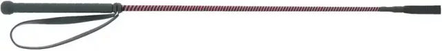 Whip & Go New Six Reitgerte aus Nylon in Grau Rosa Schwarz – Bild 1 von 2