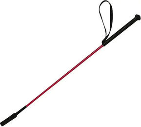 Whip & Go Peitsche aus geflochtenem Nylon für den Longierbedarf in Schwarz oder Rot – Bild 1 von 2