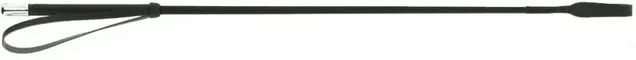 Produktbild von Whip & Go Reitgerte aus geflochtenem Nylon in Schwarz