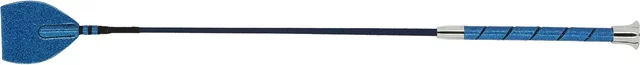 Produktbild von Whip & Go Reitkrawatte Strassy Blau aus Nylon