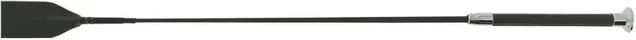 Whip & Go Soft Reitgerte aus Kunstleder in Schwarz Silber – Bild 1 von 3
