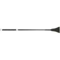 Produktbild von Whip & Go Torsade Peitsche aus Glasfaser 65 cm Silber Schwarz