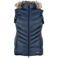 Produktbild von Whis Coach Ärmellose Daunenjacke mit Kapuze Blau Unisex Größe S