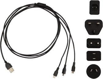 Produktbild von Whis Ladegerät mit 2-Port-Micro-USB-Kabel