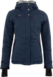 Produktbild von Whis Unisex Winterjacke Wasserdichter Parka mit Kapuze Blau Größe M