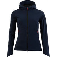 Produktbild von Whis Wasserdichte Softshell Reitjacke mit Kapuze für Damen und Herren Blau Größe S