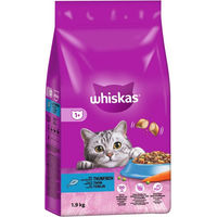 Produktbild von Whiskas Adult 1+ Trockenfutter für Katzen mit Thunfisch 1,9 kg - 1,9 kg