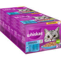 Produktbild von Whiskas Adult Katzenfutter Fisch Stückchen in Gelee 10 x 85g Multipack - 24 x 85 g