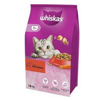 Produktbild von Whiskas Adult Katzenfutter Rind mit Karotte 2 x 14 kg - 14 kg