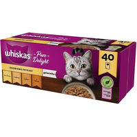 Produktbild von Whiskas Adult Katzenfutter Stückchen in Gelee Huhn Ente Geflügel Pute 40 x 85g - 40 x 85 g