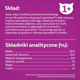 Whiskas Adult Katzentrockenfutter mit Rind für erwachsene Katzen 2 x 300 g im Karton - 2 x 300 g – Bild 1 von 5