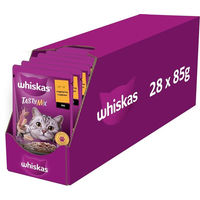 Produktbild von Whiskas Adult Nassfutter für Katzen mit Lamm und Pute in Sauce 28x85g - 28 x 85 g