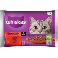 Produktbild von Whiskas Adult Nassfutter für Katzen mit Rind und Huhn in Sauce 4x85g - 4 x 85 g