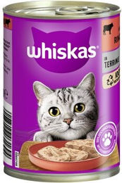 Produktbild von Whiskas Adult Paté Rind für Katzen 12x400g - 12 x 400 g