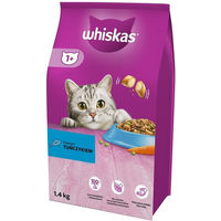 Produktbild von Whiskas Adult Trockenfutter mit Thunfisch für ausgewachsene Katzen 1,4 kg - 2 x 1,4 kg