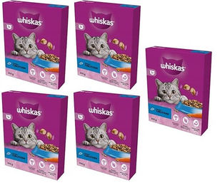 Whiskas Adult Trockenfutter mit Thunfisch für erwachsene Katzen 5x300g - 5 x 300 g – Bild 1 von 4