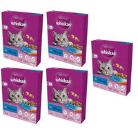 Produktbild von Whiskas Adult Trockenfutter mit Thunfisch für erwachsene Katzen 5x300g - 5 x 300 g