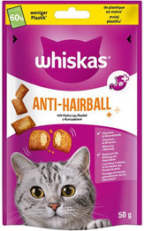 Produktbild von Whiskas Anti-Haarball Leckerli Huhn 3x50 g für Katzen