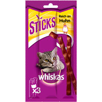 Produktbild von Whiskas Crunchy Sticks Huhn Leckerli für Katzen 18 g