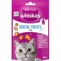 Produktbild von Whiskas Dental Treats Zahnpflege-Snack für Katzen 40 Gramm