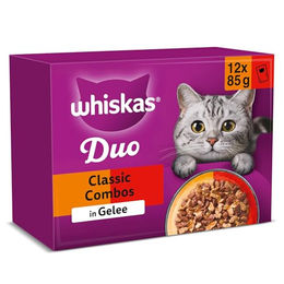 Whiskas Duo Katzennassfutter Classic Combo Stückchen in Gelee Adult 12 x 85g - 12 x 85 g – Bild 1 von 13