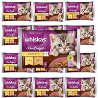 Produktbild von Whiskas Junior Kitten Nassfutter Geflügel Huhn und Truthahn Stückchen in Gelee 13x85g - 52 x 85 g