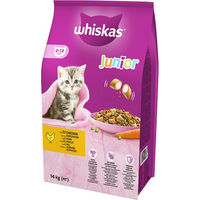 Produktbild von Whiskas Junior Kitten Trockenfutter Huhn 2 x 14 kg - 2 x 14 kg