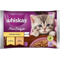 Produktbild von Whiskas Junior Nassfutter für Kätzchen mit Huhn und Pute in Gelee 4x85g - 20 x 85 g