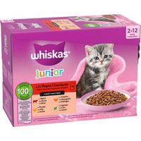 Produktbild von Whiskas Junior Nassfutter Stückchen in Sauce 24 x 85 g