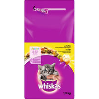 Produktbild von Whiskas Junior Trockenfutter Huhn für Kitten 1,9 kg - 1900 g