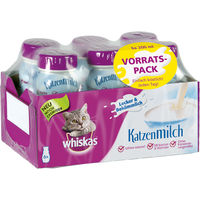 Produktbild von Whiskas Katzen-Milch Liquid für Kitten laktosefrei 1200 ml 6er Pack