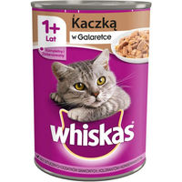 Produktbild von Whiskas Katzen Nassfutter Adult mit Ente in Gelee, 6 x 400g Dosen - 6 x 400 g
