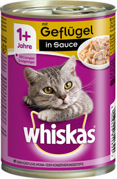 Whiskas Katzen Nassfutter Geflügel Stückchen in Sauce Adult 12 x 400 g - 12 x 400 g – Bild 1 von 6