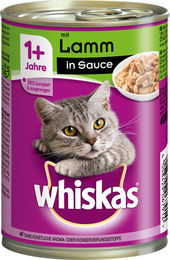 Whiskas Katzen Nassfutter Lamm Stückchen in Sauce für Adult 12x400g – Bild 1 von 2