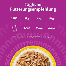 Whiskas Katzen Nassfutter Senior Geflügel Auswahl Stückchen in Gelee 48x85g - 48 x 85 g – Bild 1 von 5