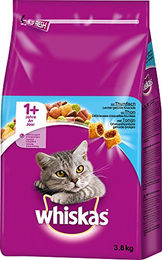 Whiskas Katzen Trockenfutter Adult 1+ Thunfisch 3 x 3,8 kg - 3 x 3800 g – Bild 1 von 13