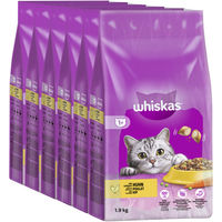 Produktbild von Whiskas Katzen Trockenfutter Adult mit Huhn 6 x 1,9kg - 6 x 1,9 kg