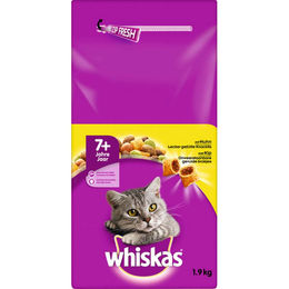 Whiskas Katzen Trockenfutter Senior mit Huhn 1,9 kg - 1,9 kg – Bild 1 von 6