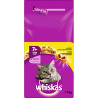 Produktbild von Whiskas Katzen Trockenfutter Senior mit Huhn 1,9 kg - 1,9 kg