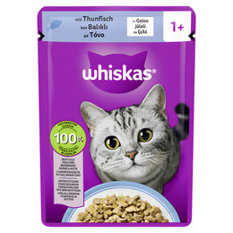 Produktbild von Whiskas Katzenfutter Adult Thunfisch in Gelee 85 g