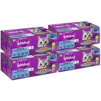 Produktbild von Whiskas Katzenfutter Nassfutter Fisch Auswahl in Gelee für alle Altersstufen 4 x 85g