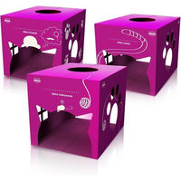 Produktbild von Whiskas Katzenhöhle aus Pappe in Lila 300g
