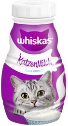 Produktbild von Whiskas Katzenmilch mit Vitaminen für Gelenke, Knochen, Herz und Augen 6x200ml - 6 x 200 ml