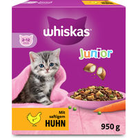 Produktbild von Whiskas Kitten Trockenfutter mit Huhn 950 g - 950 g
