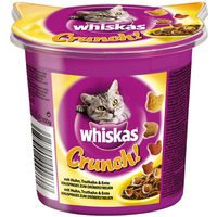 Produktbild von Whiskas Leckerli Crunch für Katzen mit Huhn, Truthahn und Ente 5x 100g - 5 x 100 g