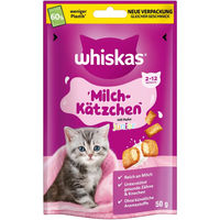 Produktbild von Whiskas Milch-Kätzchen Creme Leckerli Huhn für Kitten 6x50 g
