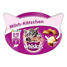 Produktbild von Whiskas Milch-Kätzchen Katzensnack für Kitten 8 x 55g - 8 x 55 g
